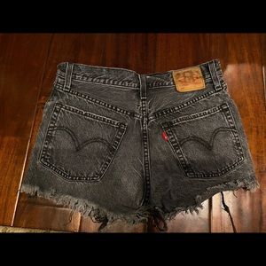 Levi’s vintage 501 high rise shorts